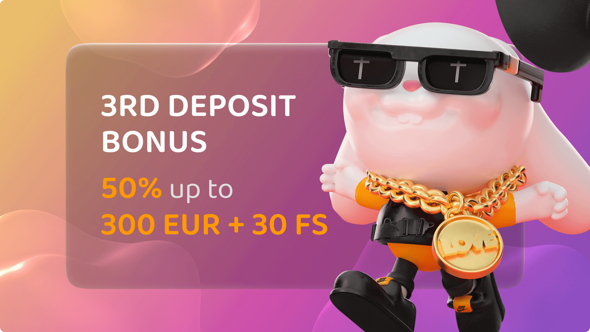 50% 3RD DEPOSIT BONUS